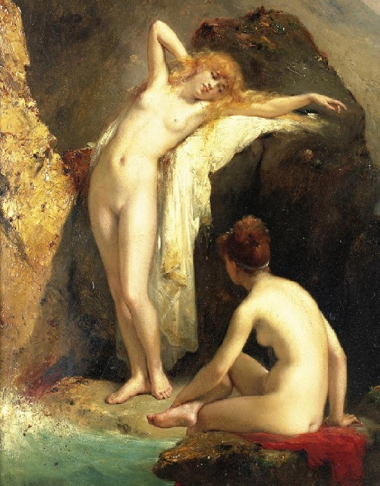 Купальщицы. Автор: Жозеф Команс.