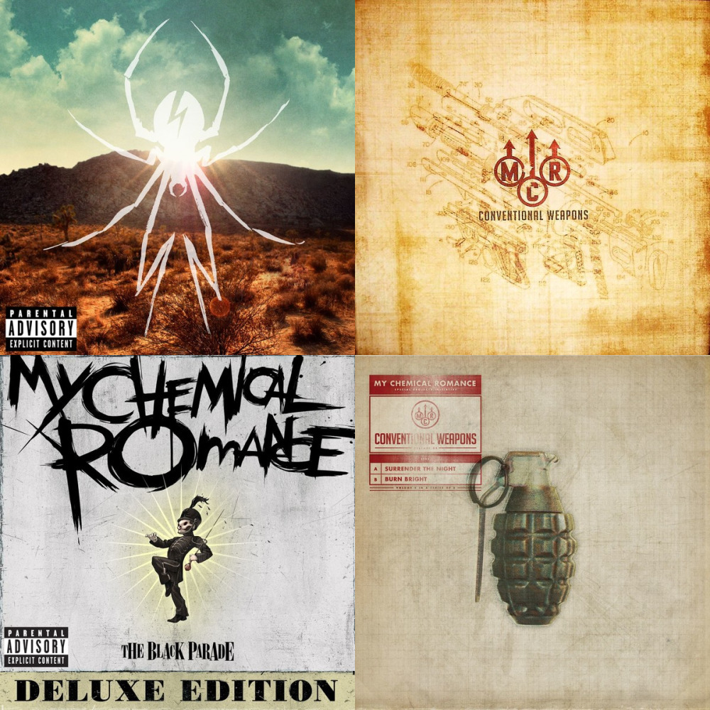 My chemical romance альбомы. My Chemical Romance обложки альбомов. Май Кемикал романс альбомы. My Chemical Romance обложка группы.